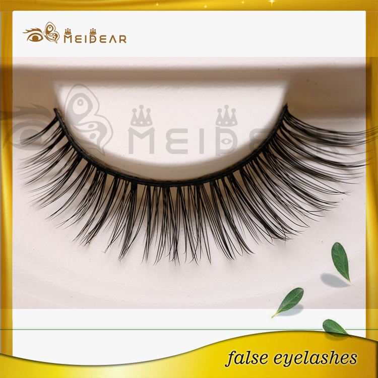 High quality natural looking reusable fake eyelashes 3d lashes
